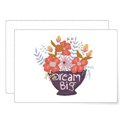 Dream big | postcard