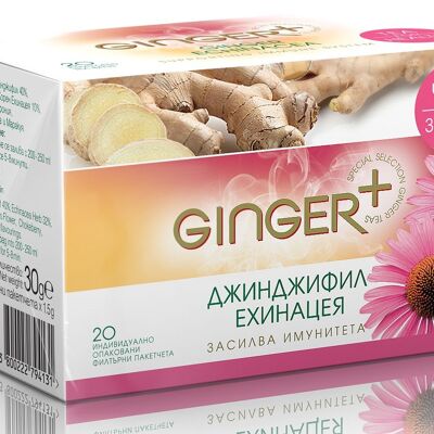 Ginger Echinacea Tea 30g 20 Bags