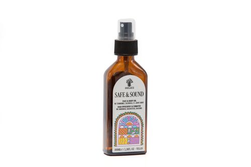 SAFE & SOUND face and body oil with CHAMOMILE, CALENDULA, ST. JOHN'S WORT