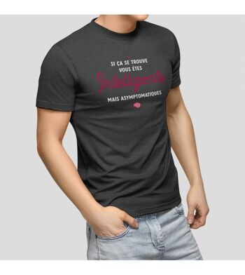 T-shirt imprimé asymptomatique 1