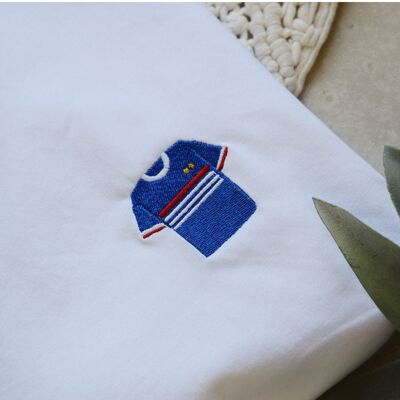 T-shirt ricamata Francia 98