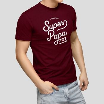 T-shirt imprimé Super Papa 2