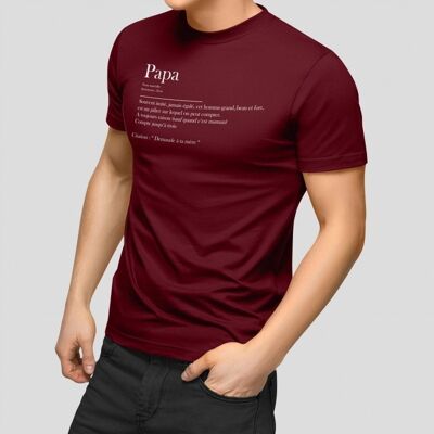 T-Shirt mit Papa-Print