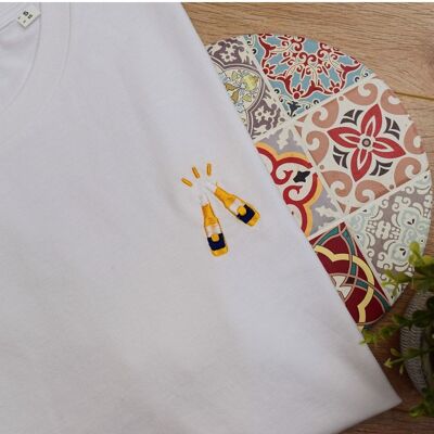 Corona embroidered t-shirt