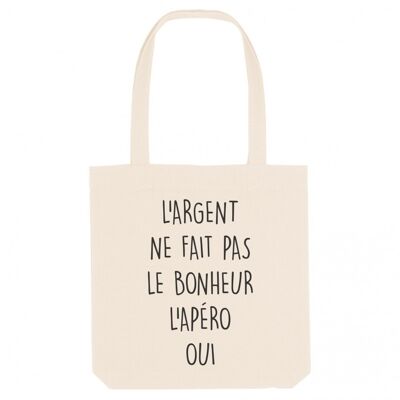 Tote Bag l'argent ne fait pas le bonheur