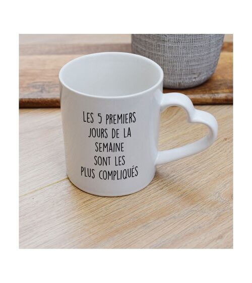 Mug Les 5 premiers jours de la semaine