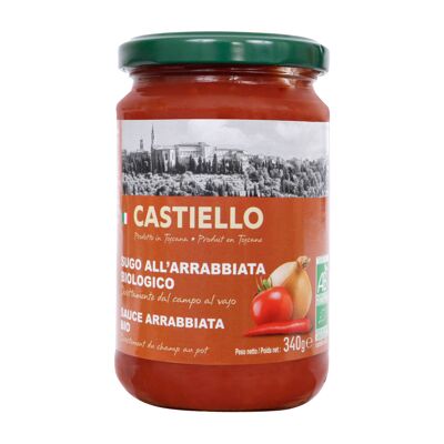 Organic Arrabbiata tomato sauce 340g