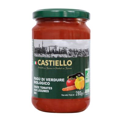Tomato sauce with organic vegetables 280g