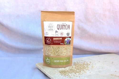 Quinoa blanc HVE cuisson 6 min origine France  - 500g