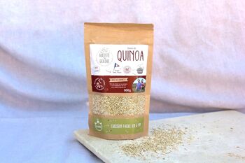 Quinoa blanc HVE cuisson 6 min origine France  - 500g 1