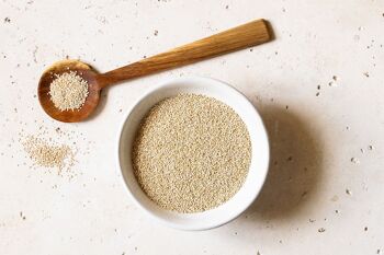 Quinoa blanc HVE cuisson 6 min origine France  - 500g 2