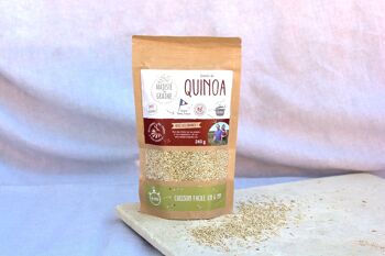 Quinoa blanc HVE cuisson 6 min origine France  - 240g 1