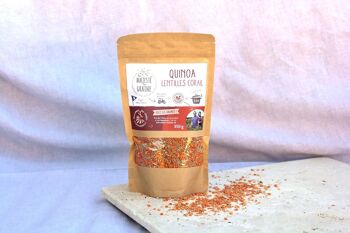 Mélange quinoa/ lentilles corail origine France  - 350g 1