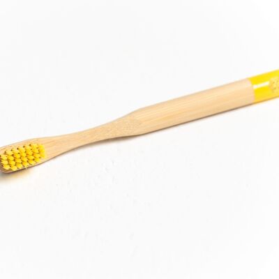 Bamboo toothbrush baby yellow