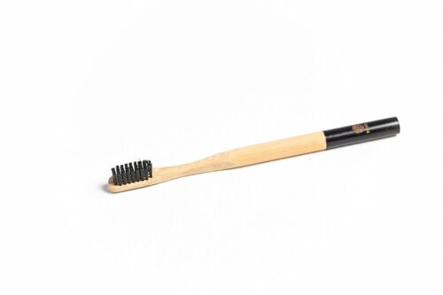 Bamboo toothbrush black