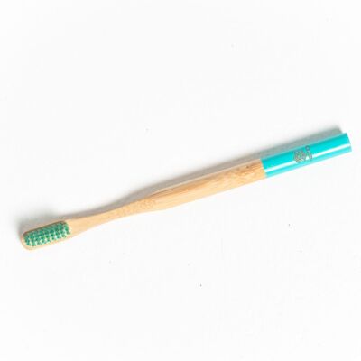 Bamboo toothbrush t-blue