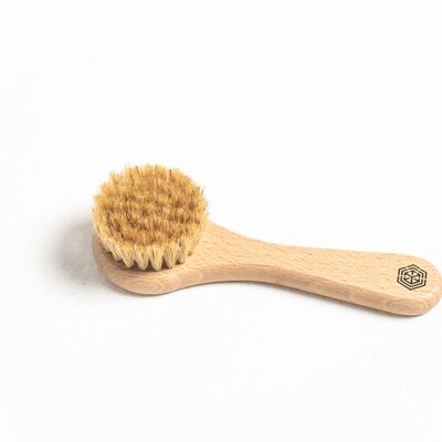 Face brush- pig bristle
