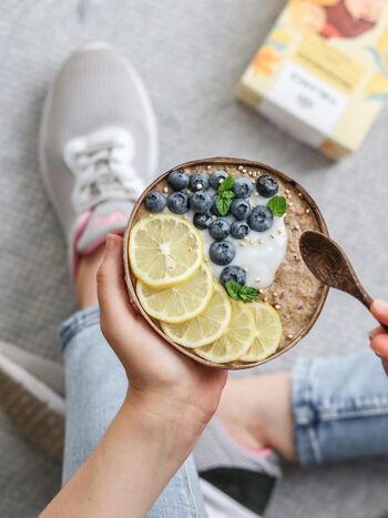 Porridge protéiné au citron 5