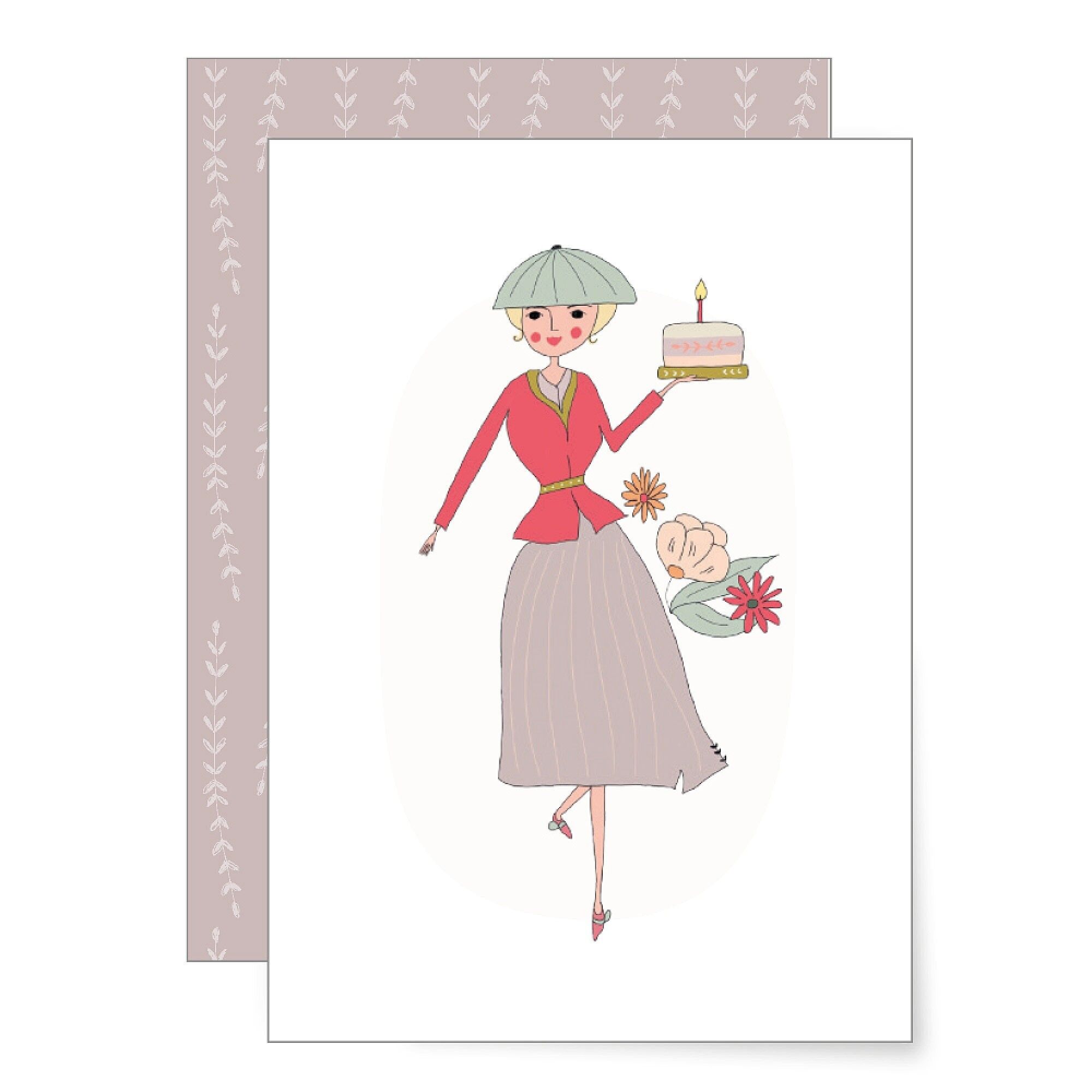 Torta per te | Biglietto piegato