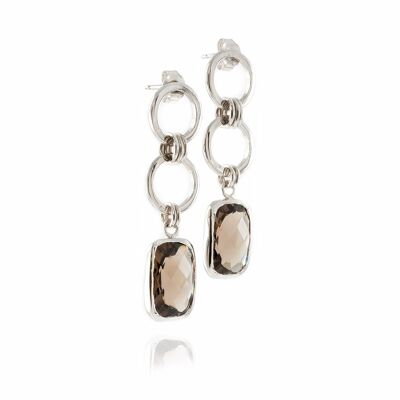 Desert Sunlight Chandelier Earrings in Sterling Silver
