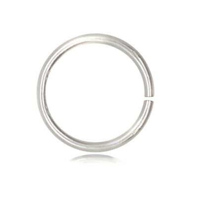 Strong Open Jump Rings in 925 Sterling Silver – 14mm Diameter – 1.5mm Thickness - 10 pcs