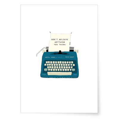 Máquina de escribir | Impresión de arte