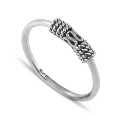 Bali Ring in Sterling Silver