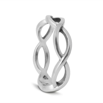 Infinity Band, Eternal ring in Sterling Silver
