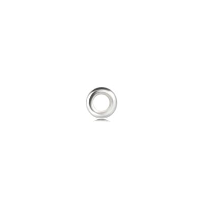 Strong Close Jump Rings in Sterling Silver – 6mm Diameter – 1.5mm Thickness - 5 pcs