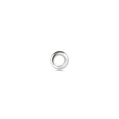 Strong Close Jump Rings in Sterling Silver – 6mm Diameter – 1.5mm Thickness - 1 pc