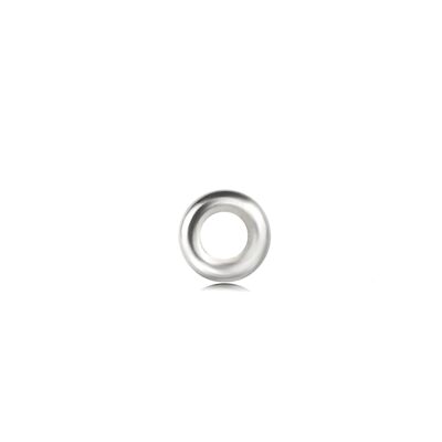 Strong Close Jump Rings in Sterling Silver – 8mm Diameter – 1.5mm Thickness - 10 pcs
