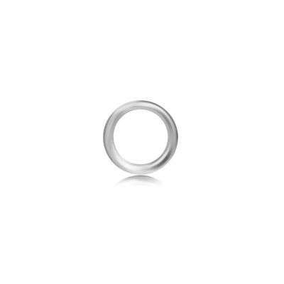 Strong Close Jump Rings in Sterling Silver – 10mm Diameter – 1.5mm Thickness - 1 pc