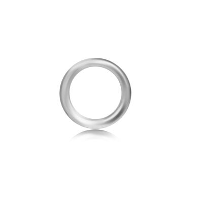 Strong Close Jump Rings in Sterling Silver – 14mm Diameter – 1.5mm Thickness - 10 pcs