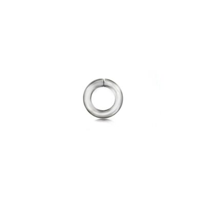 Extra Strong Open Jump Rings in Sterling Silver – 10mm Diameter – 2.5mm Thickness - 10 pcs