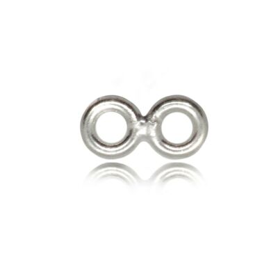 Number 8 Jump ring -4mm and 4mm- 1mm thickness - 20 pcs