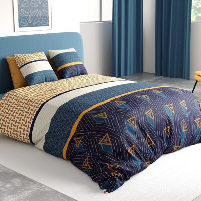 Bed linen set - Duvet cover 140x200 cm + 1 pillowcase 100% Cotton 57 thread count Vegas