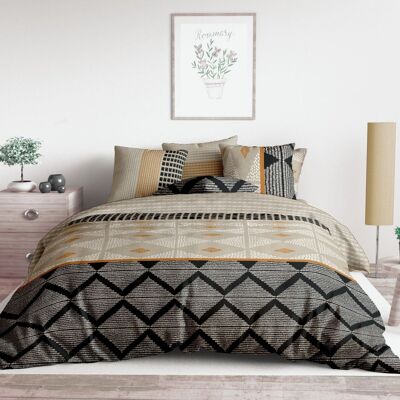 Bed linen set - Duvet cover 140x200 cm + 1 pillowcase 100% Cotton 57 thread count Cervin