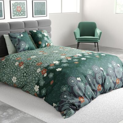Bed linen set - Duvet cover 140x200 cm + 1 pillowcase 100% Cotton 57 thread count Qube