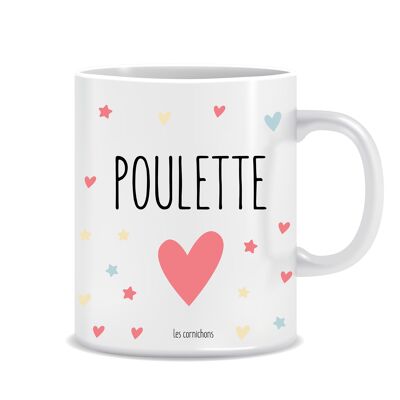 Poulette mug - mug decorated in France
