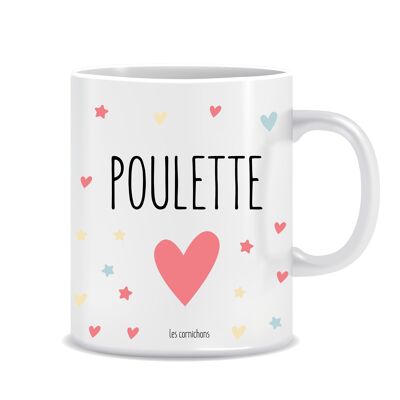 Poulette mug - mug decorated in France
