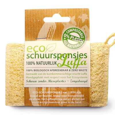 ÉPONGE À LAVER RÉCURABLE - LOOFAH / LUFFA écologique | EPONGE RECUREUR de LOOFAH Ecologique