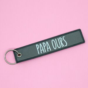 Porte-clés lanière Tissé Papa Ours cadeau papa cadeau fête des pères