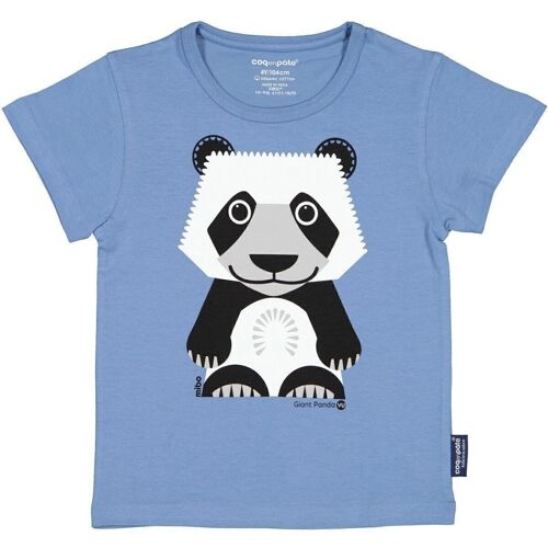 T-shirt enfant manches courtes Panda géant