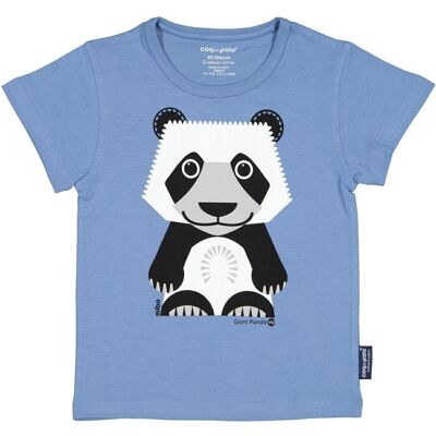 Kurzarm-T-Shirt für Riesenpanda-Kinder