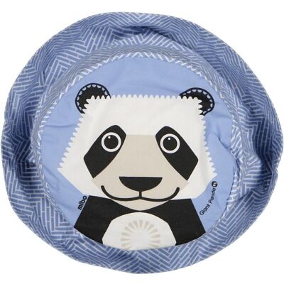 Gorro de pescador para bebé y niño, algodón orgánico - Panda Gigante