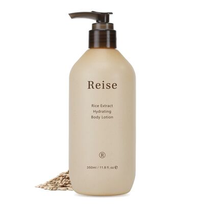 Lotion hydratante pour le corps à l'extrait de riz