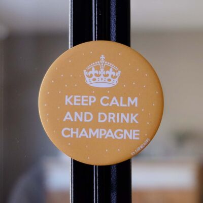 Magnet Décapsuleur Keep Calm and Drink Champagne