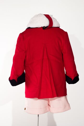 Michelle - Manteau de voiture rouge 2