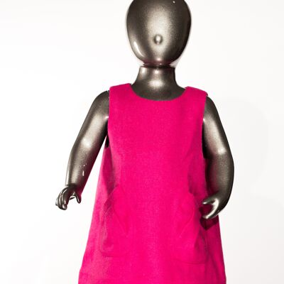 Pink - Pink Pinafore Dress