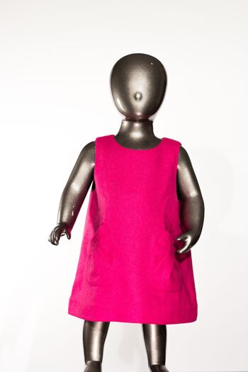 Rose - Robe Pinafore rose 1